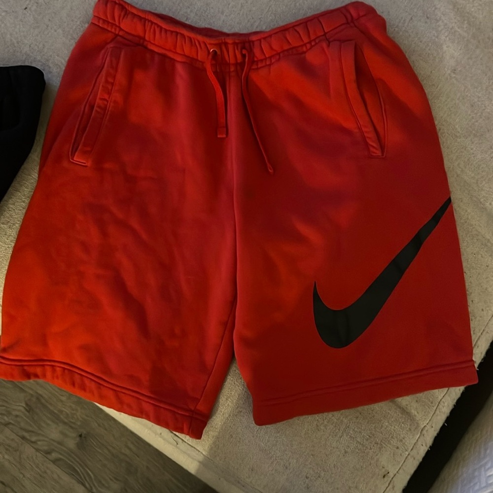 Men’s NIKE shorts.  Size small.  Red